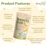 Dear Face Beauty Milk Premium Japanese Melon Collagen Drink