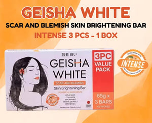 Geisha White Scar and Blemish Soap 3 Bars