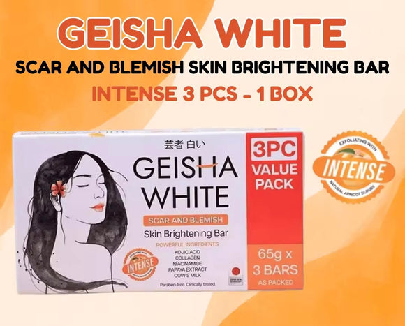 Geisha White Scar and Blemish Soap 3 Bars