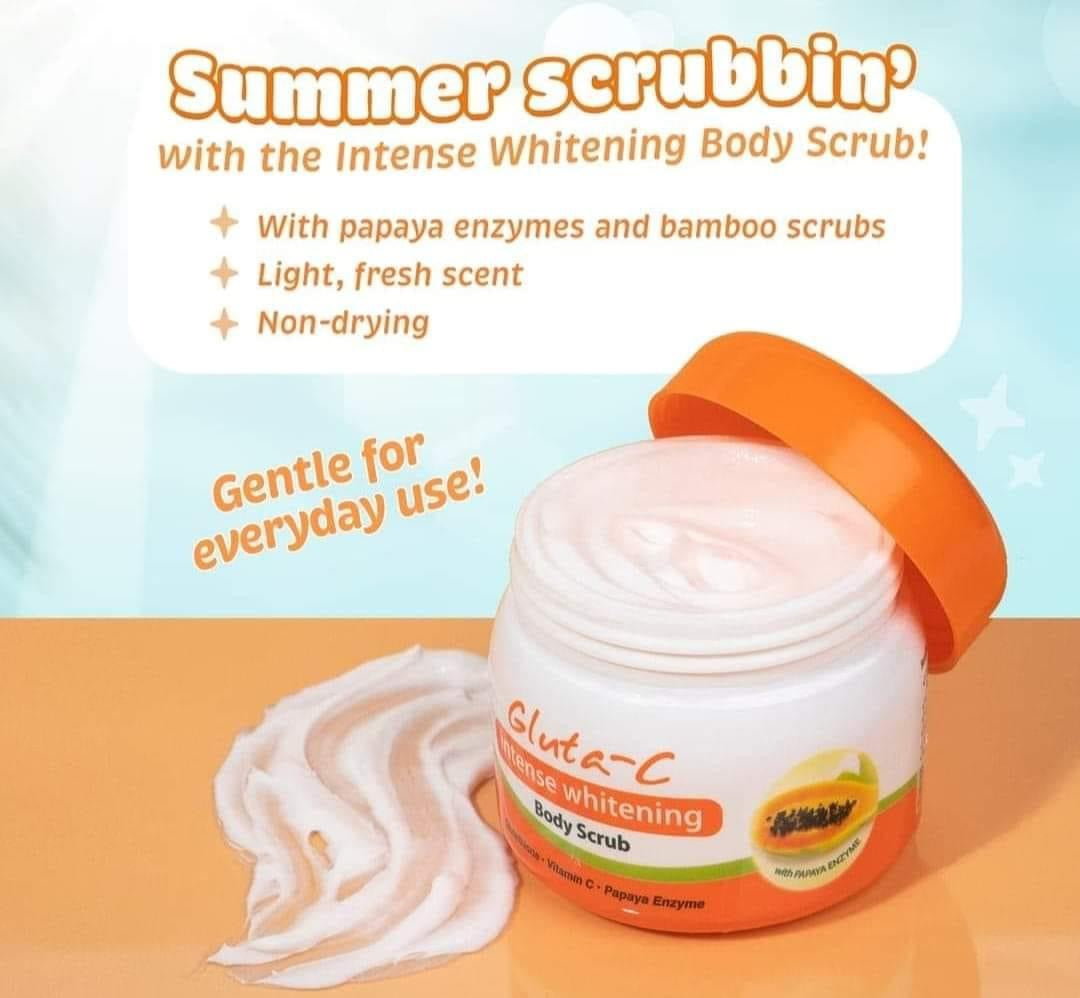 Gluta- C body intense whitening body scrub  Lucky 888 Shop