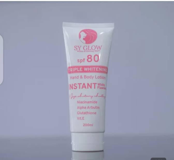 Sy Glow spf 80 Triple Whitening Lotion Lucky 888 Shop Sy Glow spf 80 Triple Whitening Lotion Lucky 888 Shop