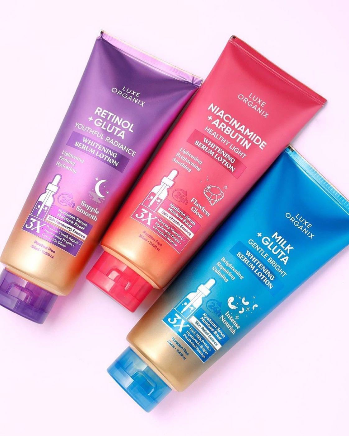 Luxe organix Retinol + Gluta Body wash Luxe Organix Retinol + Gluta Youthful Radiance Whitening Serum