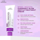 LUXE ORGANIX 
Retinol + Bakuchiol Overnight Radiant Glow Lifting Moisturizer