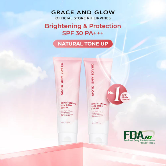 Grace and Glow Brightening Sun Body Serum SPF 30 PA+++ For Bright and Smooth Skin
