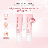 Grace and Glow Brightening Sun Body Serum SPF 30 PA+++ For Bright and Smooth Skin