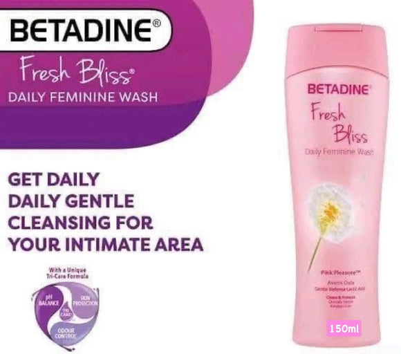 Betadine Fresh Bliss Daily Feminine Wash (Pink Pleasure)
