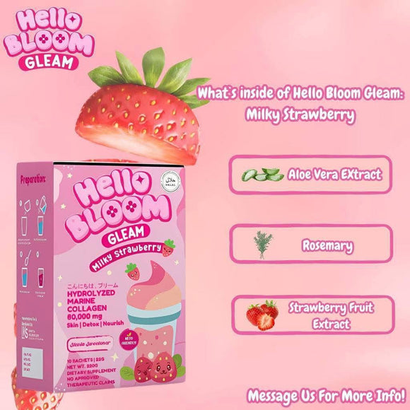 Hello Bloom Gleam Milky Strawberry