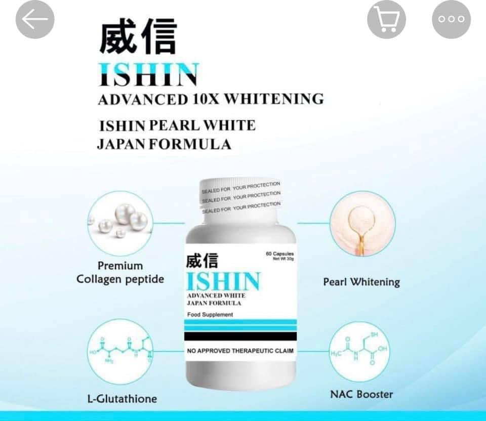 ishin glutathione review Ishin Whitening Reviews Before and After main image 1
