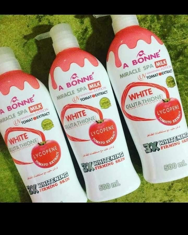 lyuh esther glutathione direct MIRACLE SPA MILK UV WHITENING LOTION PLUS TOMATO EXTRACT