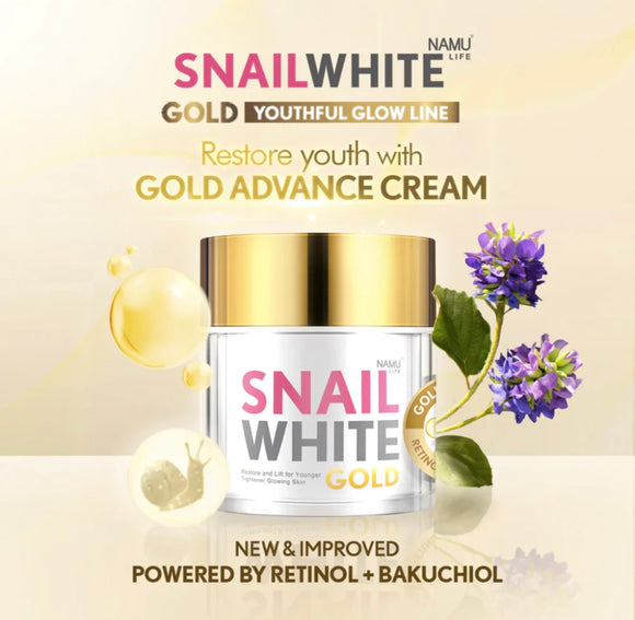 Snail White Gold Advance Cream With Retinol and Bakuchiol